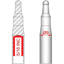 Sigalsub Punta Slip-Tip 5/16 8 mm