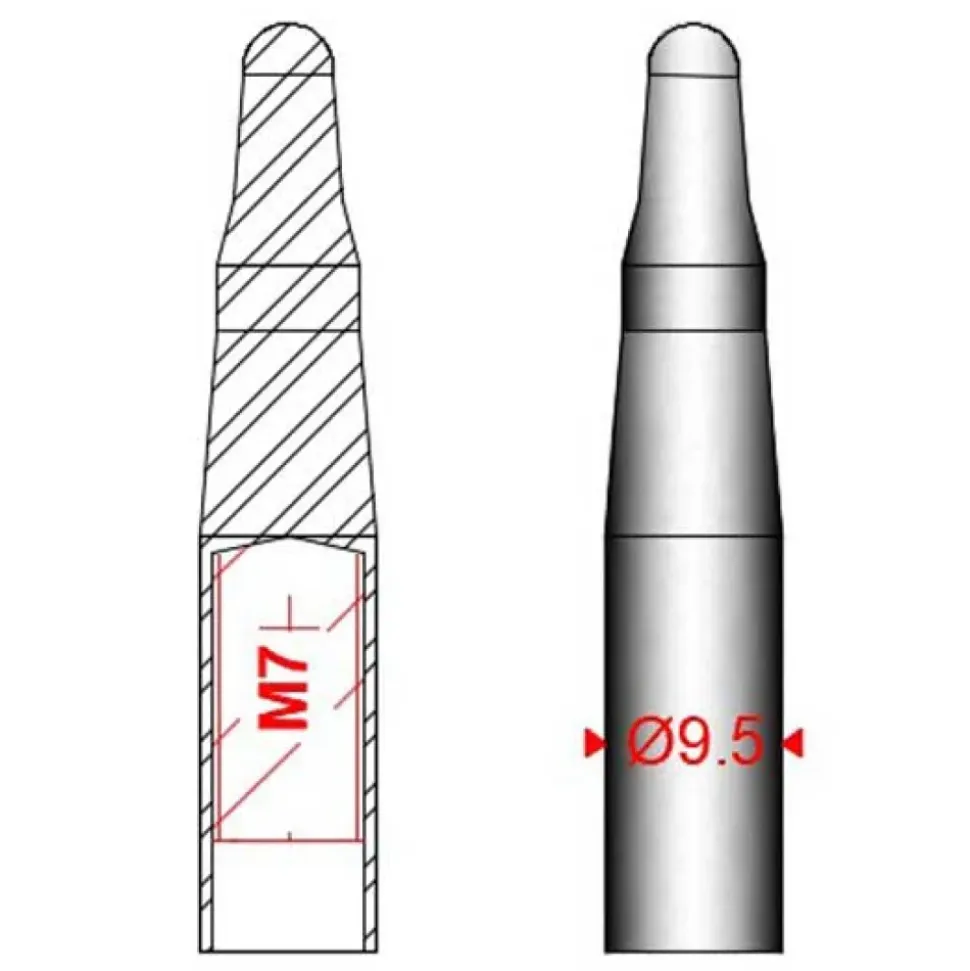 Sigalsub Punta Slip-Tip M7 9 mm