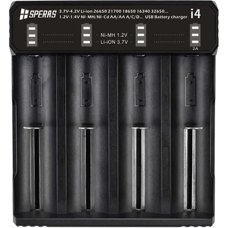 Speras Cargador 4 Slot Type C With Led Screen