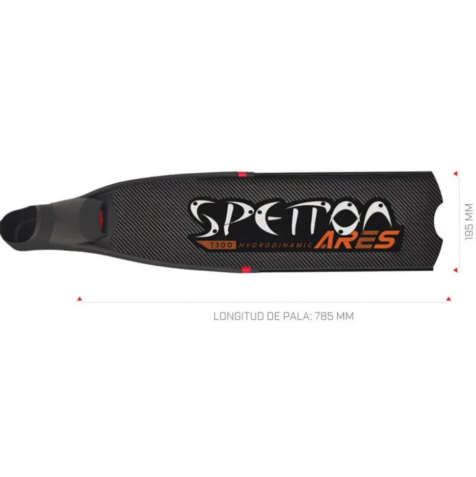 Spetton Aletas de pesca submarina CX Ares T700 H Carbon SX