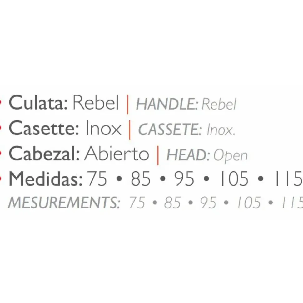 Spetton Fusil de pesca submarina de gomas Rebel Eliptic Open