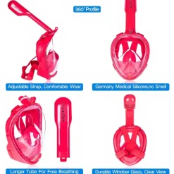 Spetton Máscara de snorkel Aquaneos Basic