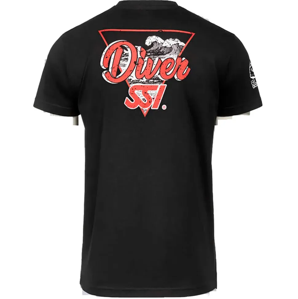 Ssi Camiseta de manga corta Diver V-Neck