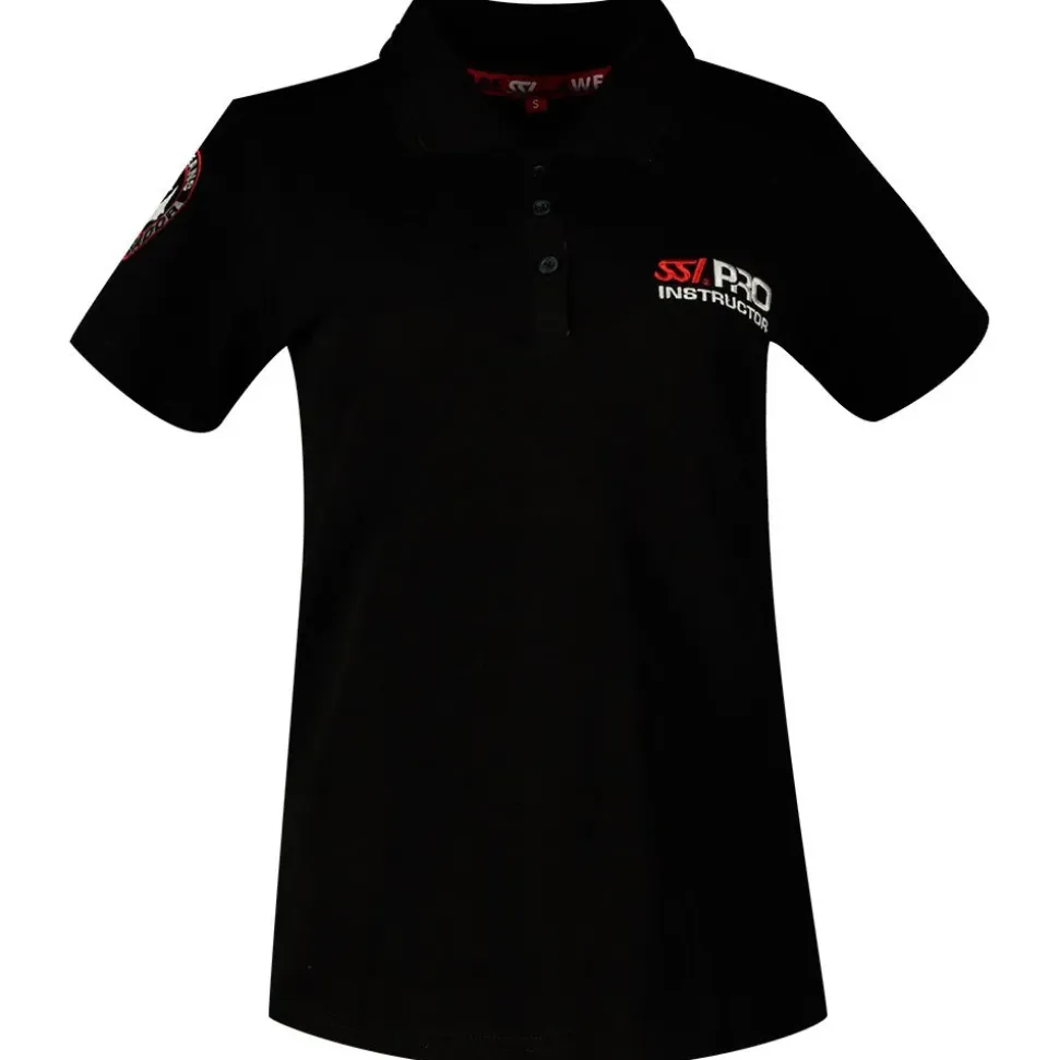 Ssi Polo de manga corta para mujer Instructor