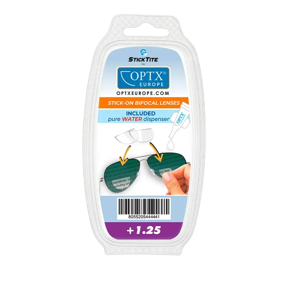 Sticktite Lentes de prescripción con kit de limpieza 3 cm