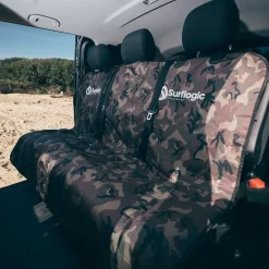 Surflogic Funda impermeable para asiento de coche doble universal