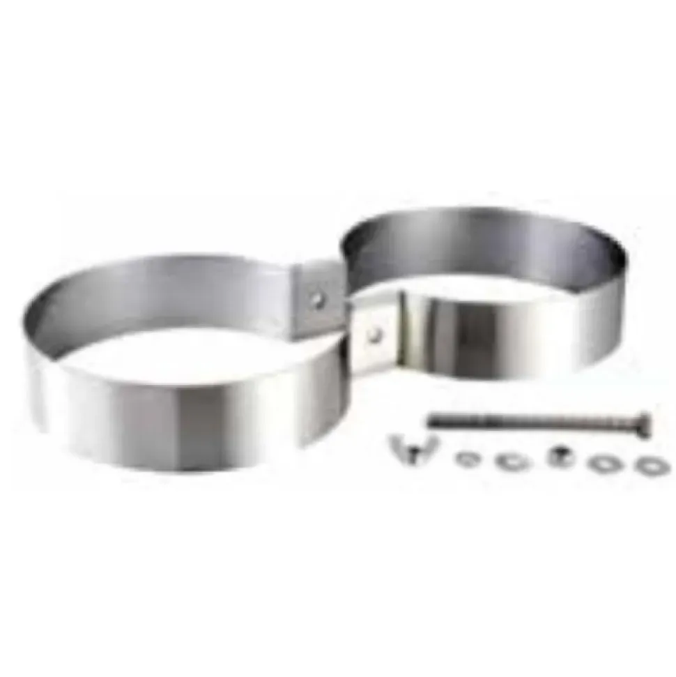 Tecnomar Abrazadera botella de buceo Twin Tanks 12L Inox