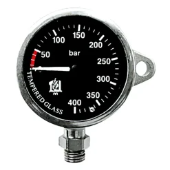 Tecnomar Manómetro With Clip 400 Bar