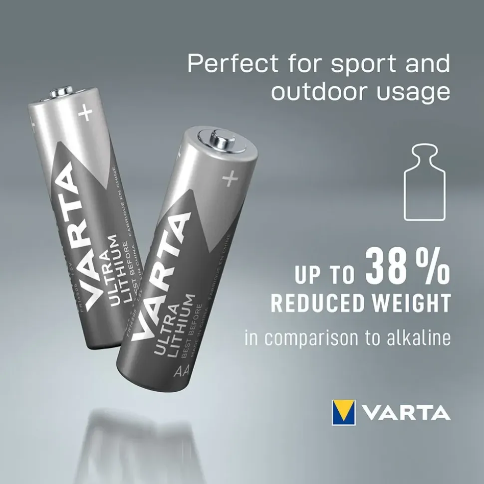 Varta Batería de litio 6106301404 LR06 AA 4 unidades