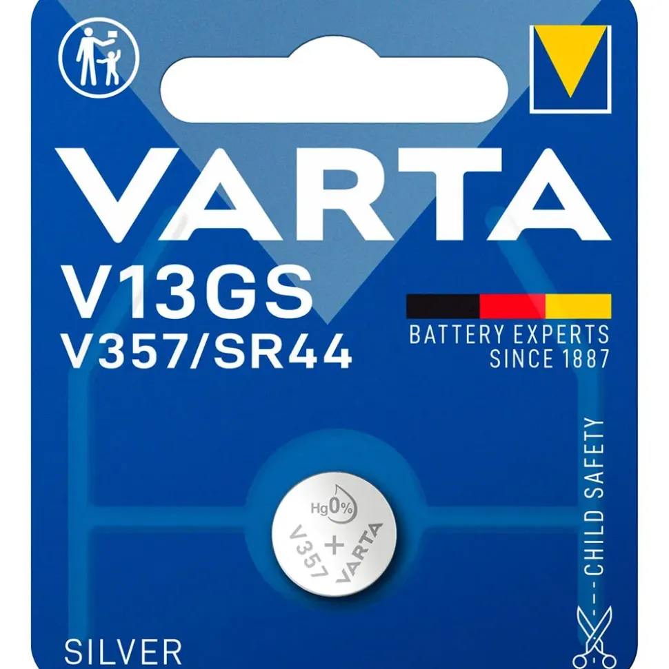 Varta Batería de óxido Plata V13GS V357/SR44