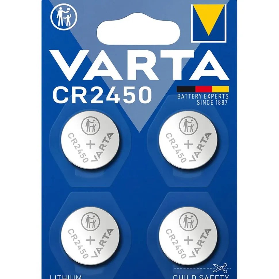 Varta Baterías de litio CR2450 4 unidades