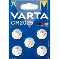 Varta Pila de botón CR2025 5 unidades