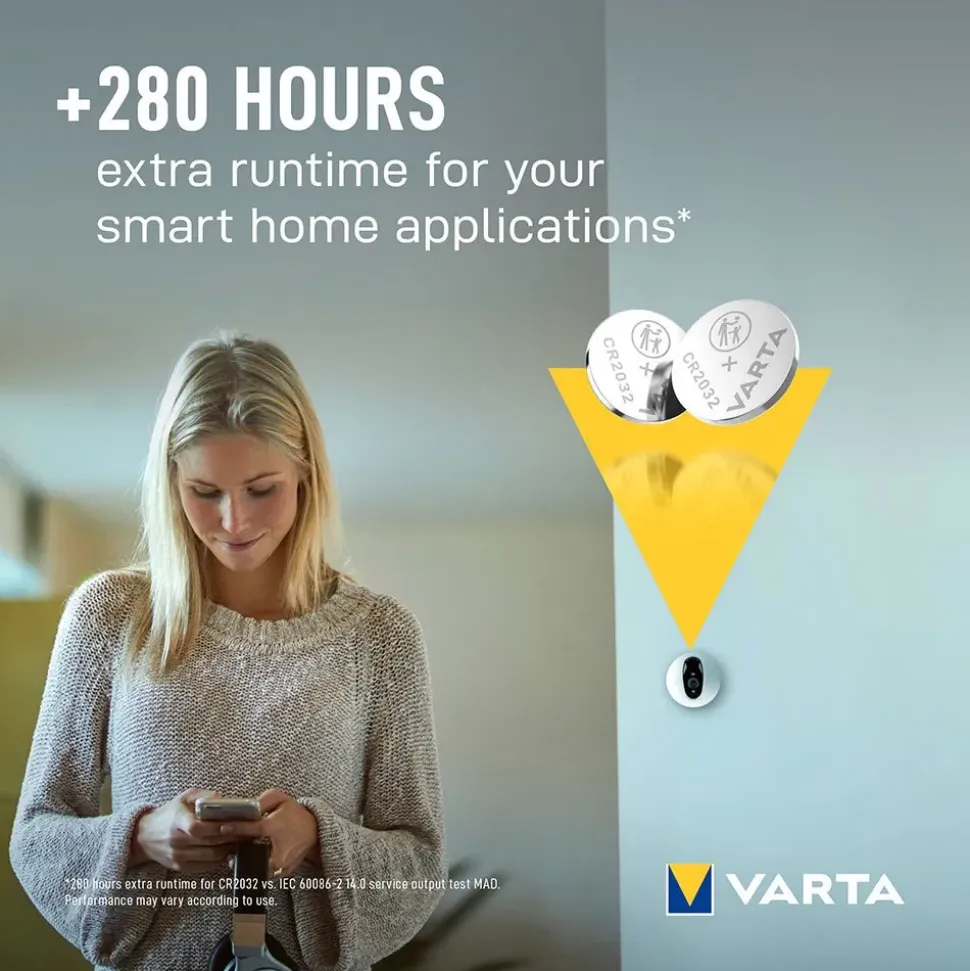 Varta Pila de botón CR2032 5 unidades