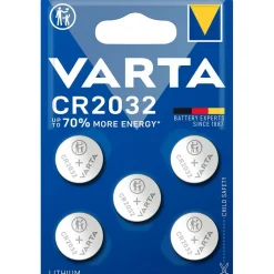 Varta Pila de botón CR2032 5 unidades