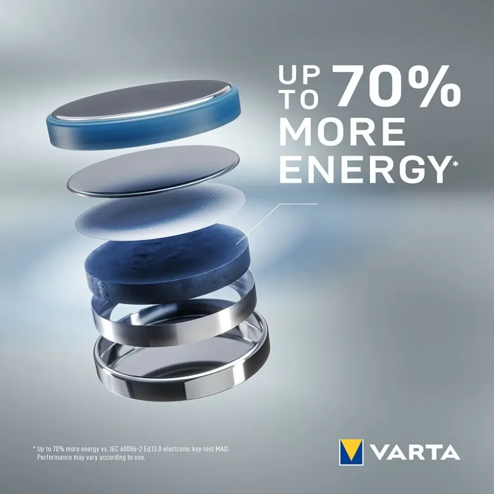 Varta Pila de botón 1x2 Electronic CR 2032