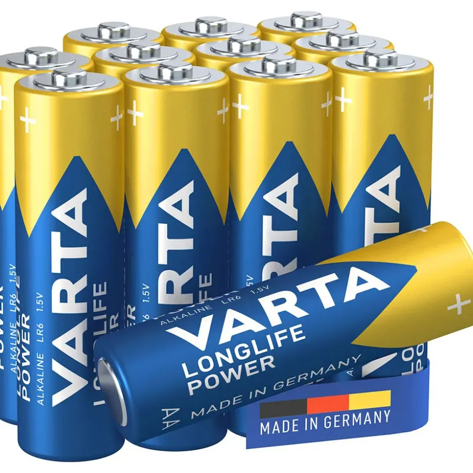 Varta Pilas alcalinas AA/LR6 1.5V 12 unidades