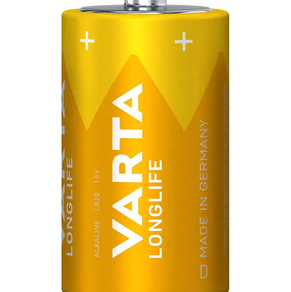 Varta Pilas alcalinas Longlife LR20 D 2 unidades