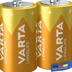 Varta Pilas alcalinas Longlife LR20 D 2 unidades