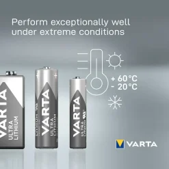 Varta Pilas Ultra Litio Micro AAA LR03
