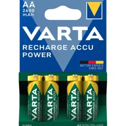 Varta 1x4 Pilas recargables AA NiMH Mignon 2600mAh