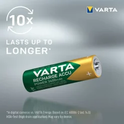 Varta 1x4 Pilas recargables AA NiMH Mignon 2600mAh