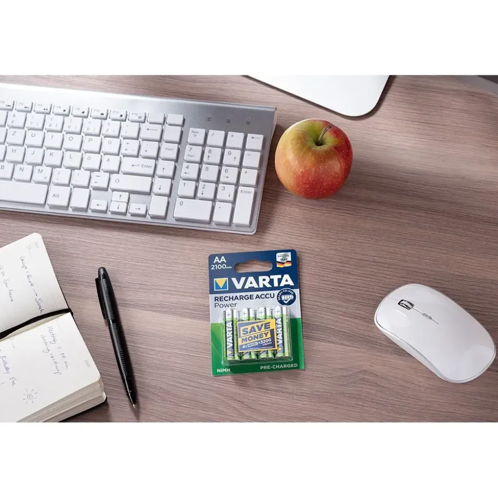 Varta 1x2 Pilas recargables AA Ready2Use NiMH Mignon 2100mAh