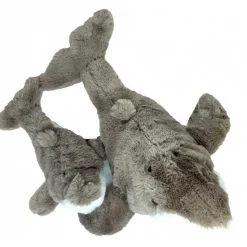 Wild Republic Juguete de peluche de ballena jorobada mediana Ecokins