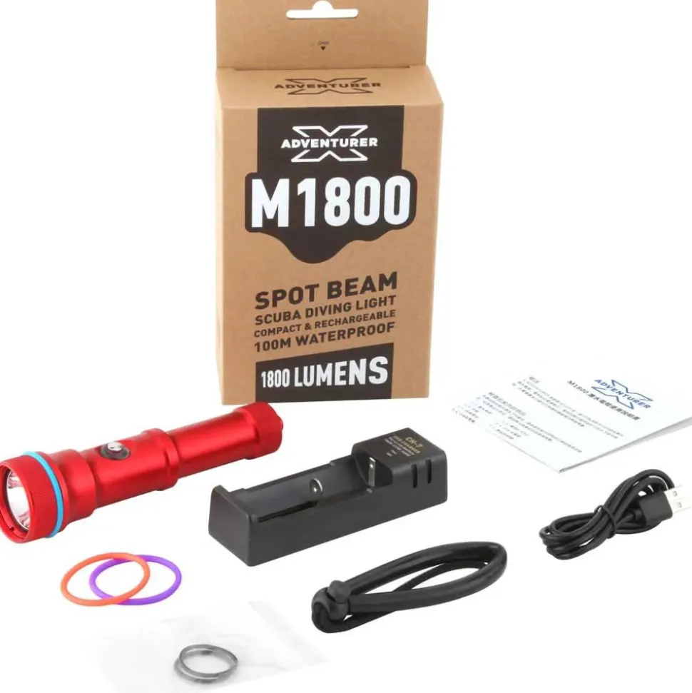 X-adventurer Linterna M1800 LED Sport